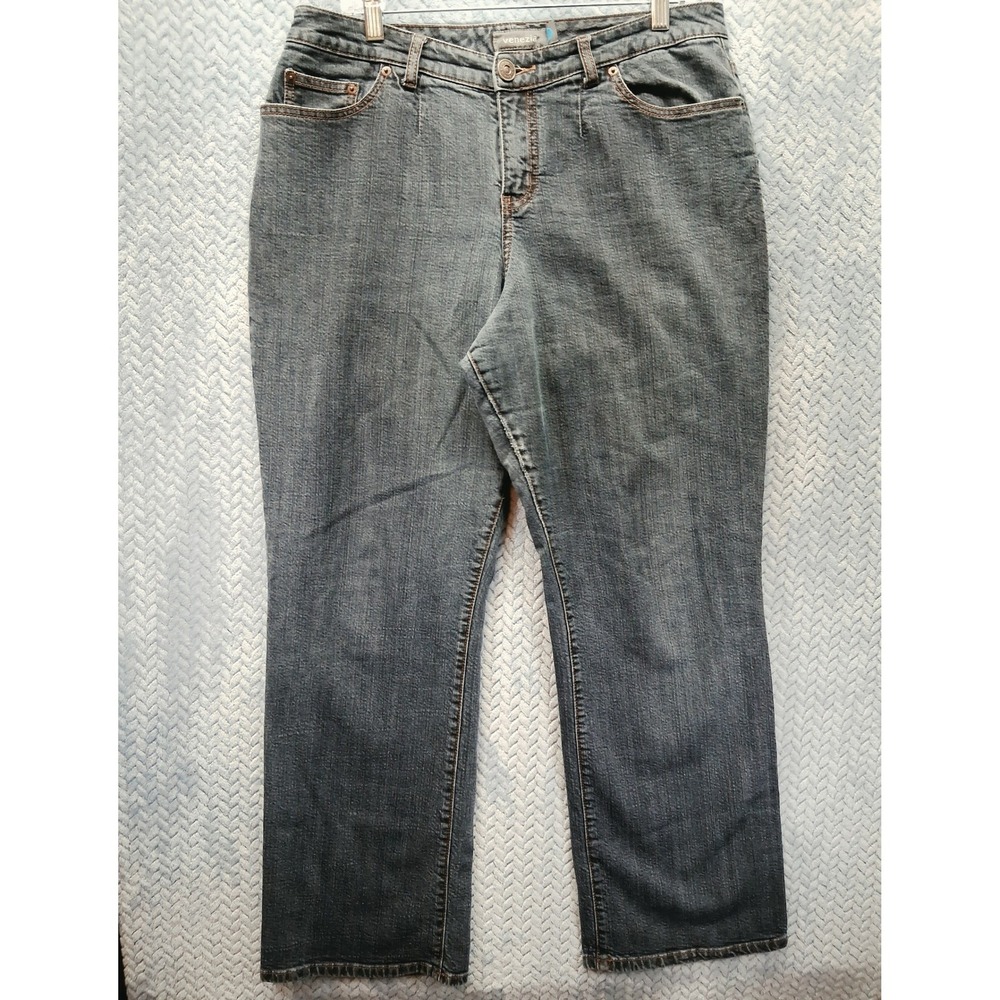 Y2K Venezia Womens 34x31 Blue Stretch Bootcut Jeans Dark Wash Denim Cowgirl